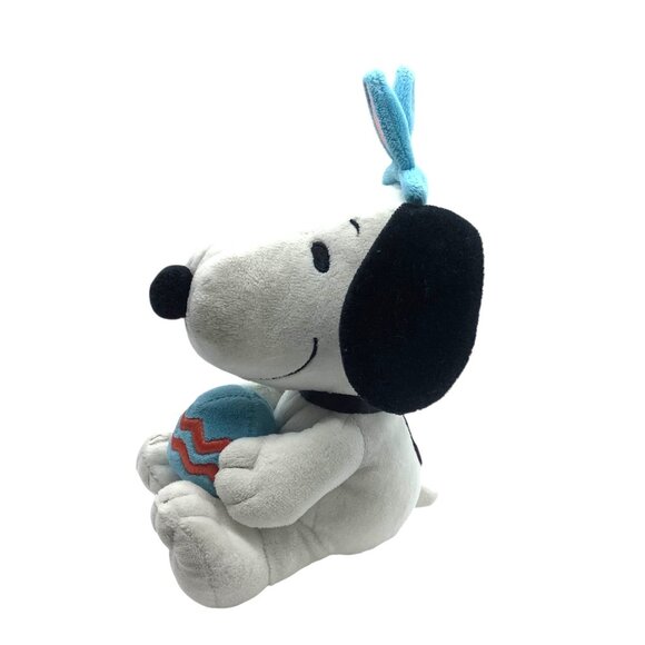 Hallmark Snoopy Plush Bunny Ears Easter Egg 8" Stuffed Animal Charlie Brown Dog - Picture 2 of 11